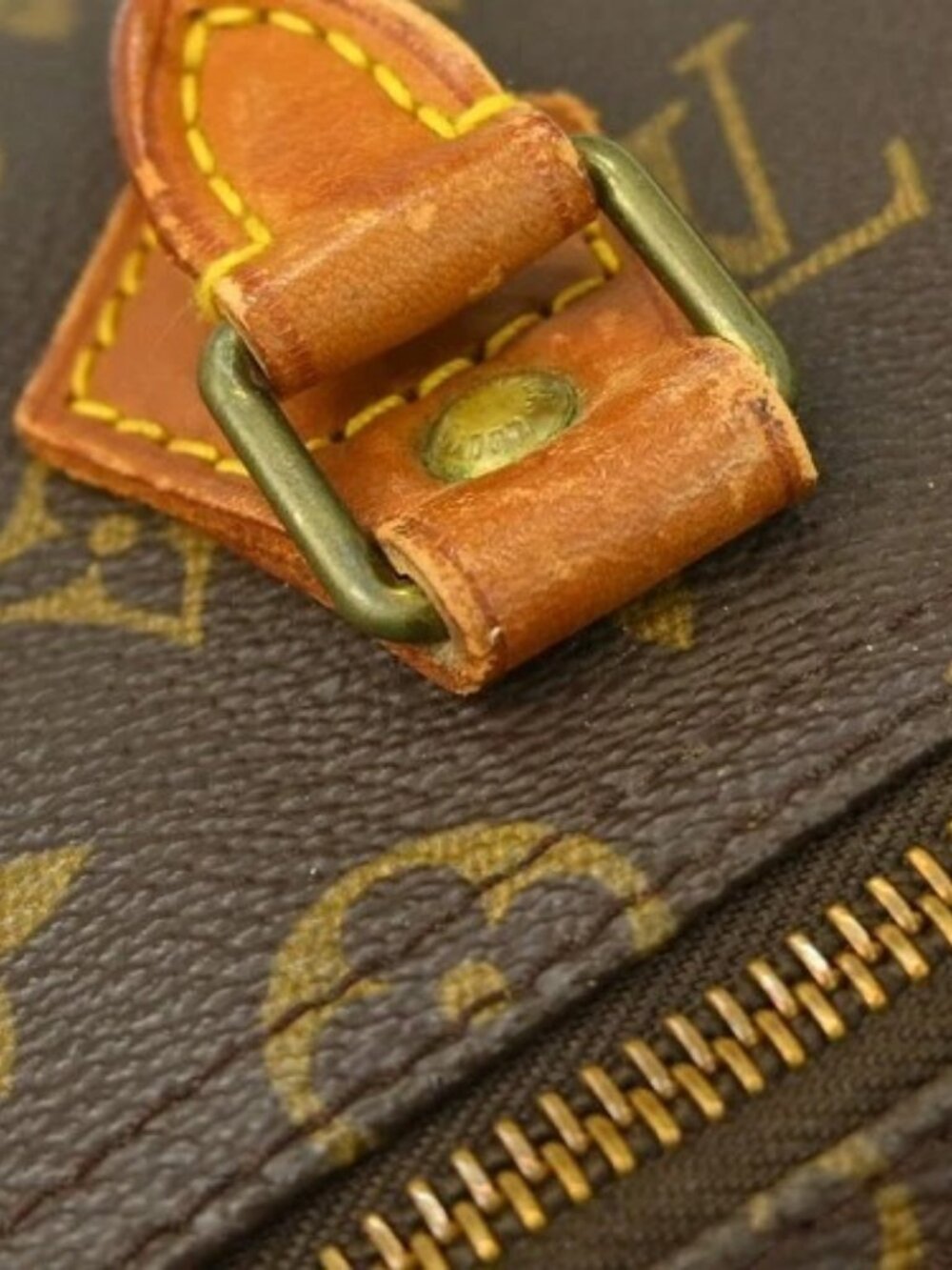 BUYIT02 LOUIS VUITTON SPEEDY 35 HANDBAG MONOGRAM CANVAS M41524 VI872 YQ07141 - Picture 10 of 15